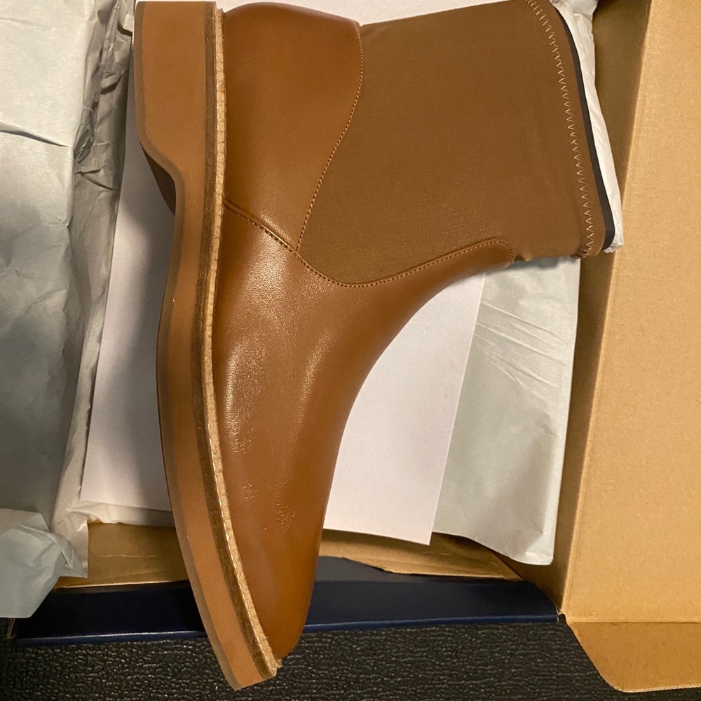 Cole Haan Go-To Leather Chelsea Boots Color: BISON - Picture 8 of 8